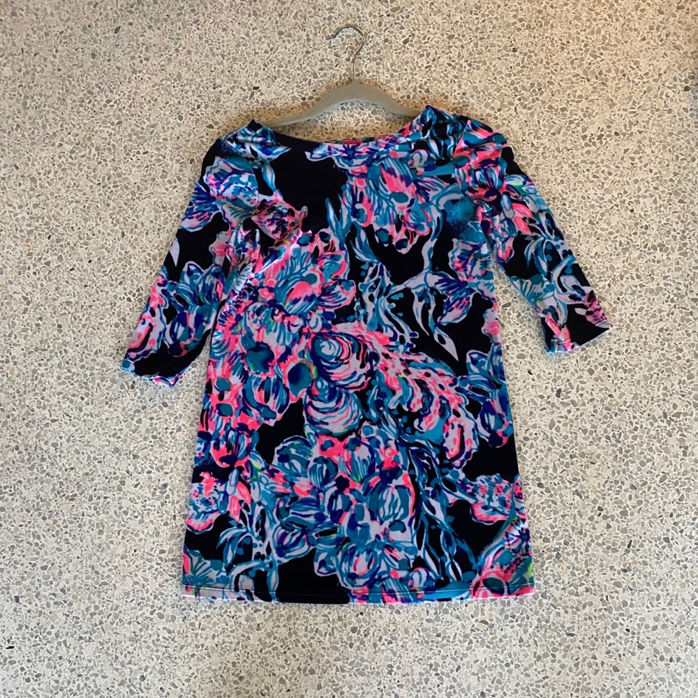 Lilly Pulitzer casual girls velvet dress